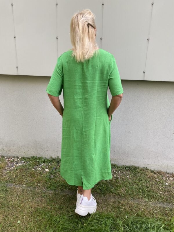 Green long dress