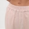 Wide linen pants with an elastic band, Pinkler