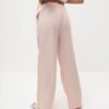 Wide linen pants with an elastic band, Pinkler