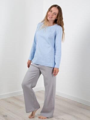 Grey Luna Linen Pants