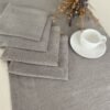 Grey Pure Linen Napkins