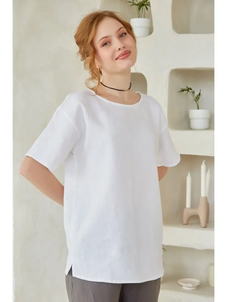 Pure Linen Blouse